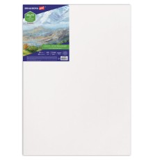 Холст на подрамнике BRAUBERG ART CLASSIC, 50х70см, грунт., 45%хлоп., 55%лен, среднее зерно, 190637