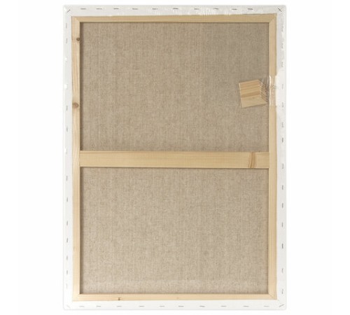 Холст на подрамнике BRAUBERG ART CLASSIC, 50х70см, грунт., 45%хлоп., 55%лен, среднее зерно, 190637