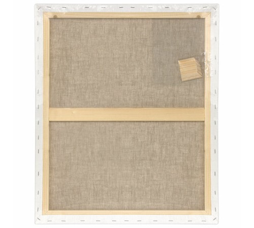 Холст на подрамнике BRAUBERG ART PREMIERE, 50х60см, грунтованный, 100% лен, среднее зерно, 190641