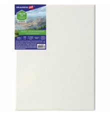 Холст на подрамнике BRAUBERG ART CLASSIC, 18х24 см, 440 г/м2, грунт, 100% хлопок, крупное зерно, 190643