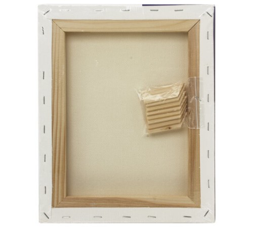 Холст на подрамнике BRAUBERG ART CLASSIC, 24х30 см, 440 г/м2, грунт, 100% хлопок, крупное зерно, 190644