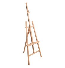 Мольберт напольный BRAUBERG ART CLASSIC, бук, угол 60°, 63х174(231)х68см, высота холста 126см,190652