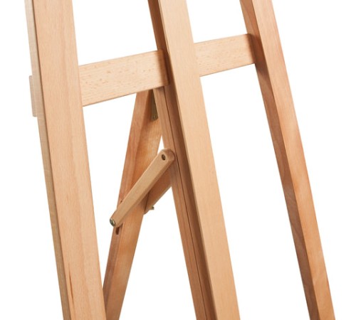 Мольберт напольный BRAUBERG ART CLASSIC, бук, угол 60°, 63х174(231)х68см, высота холста 126см,190652