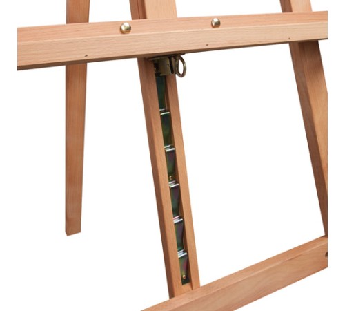 Мольберт напольный BRAUBERG ART CLASSIC, бук, угол 60°, 63х174(231)х68см, высота холста 126см,190652