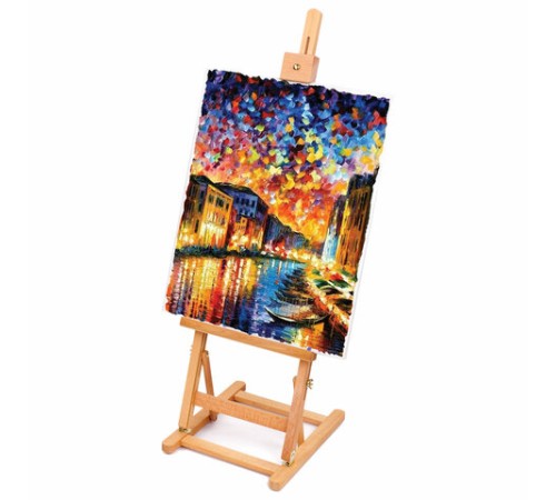 Мольберт настольный BRAUBERG ART CLASSIC, бук, 28х96х32см, высота холста 53см, 190656