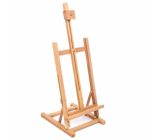 Мольберт настольный BRAUBERG ART CLASSIC, бук, 28х96х32см, высота холста 53см, 190656