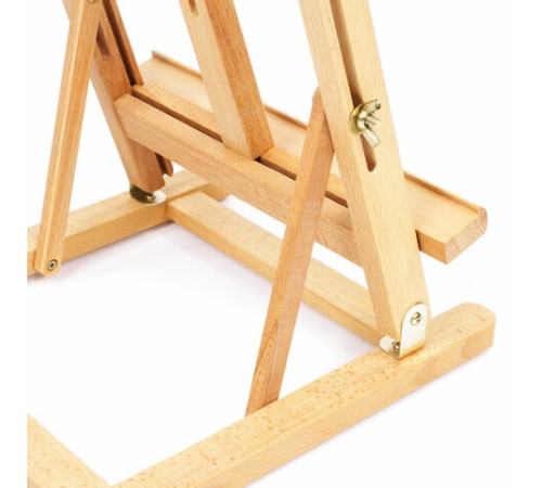 Мольберт настольный BRAUBERG ART CLASSIC, бук, 28х96х32см, высота холста 53см, 190656