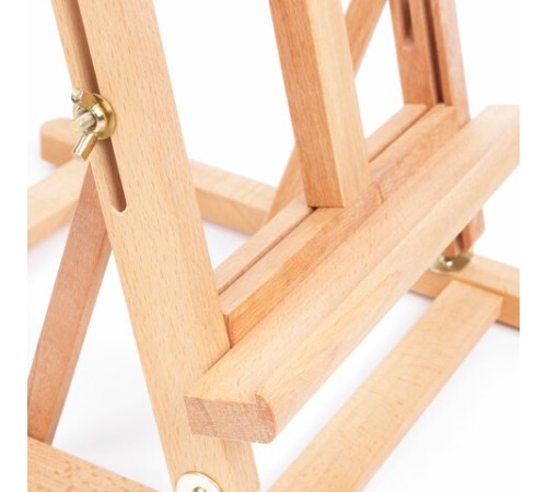 Мольберт настольный BRAUBERG ART CLASSIC, бук, 28х96х32см, высота холста 53см, 190656