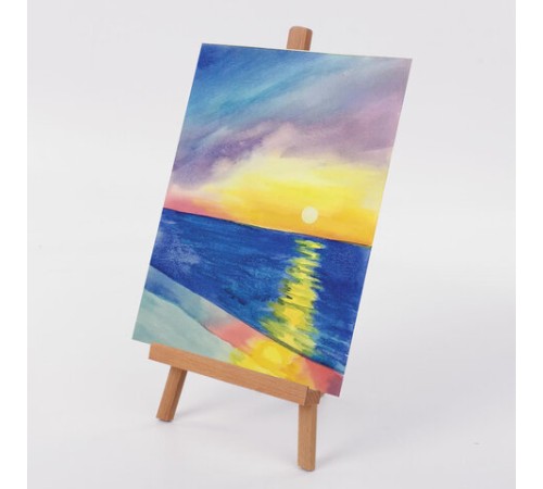 Мольберт настольный BRAUBERG ART CLASSIC, бук, 16х42х19см, высота холста 30см, 190658