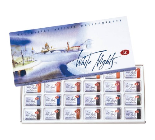 Краски акварельные художественные 