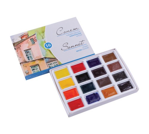 Краски акварельные художественные 