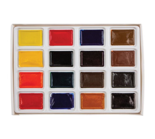 Краски акварельные художественные 