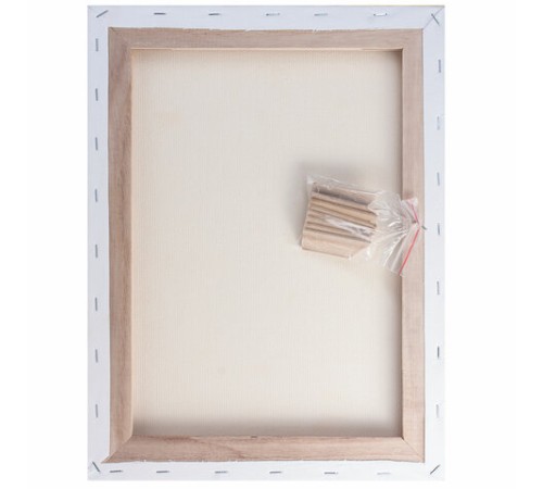 Холст на подрамнике BRAUBERG ART DEBUT, 30х40см, грунтованный, 100% хлопок, мелкое зерно, 191023