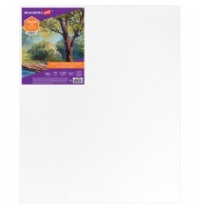 Холст на подрамнике BRAUBERG ART DEBUT, 50х60см, грунтованный, 100% хлопок, мелкое зерно, 191025