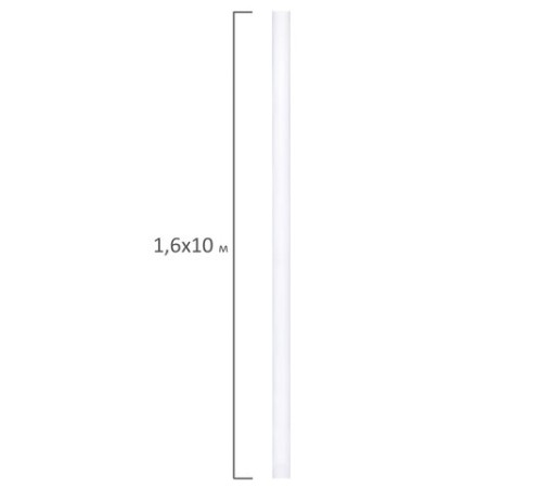 Холст в рулоне BRAUBERG ART CLASSIC, 1,6x10 м, грунт., 380 г/м2, 100% хлопок, среднее зерно, 191032