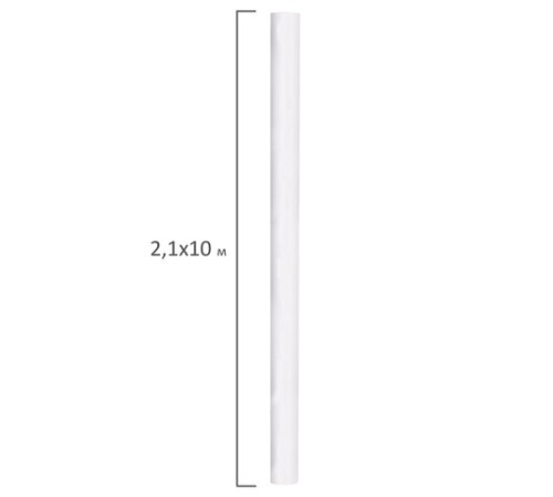 Холст в рулоне BRAUBERG ART CLASSIC, 2,1x10 м, грунт., 380 г/м2, 100% хлопок, среднее зерно, 191033