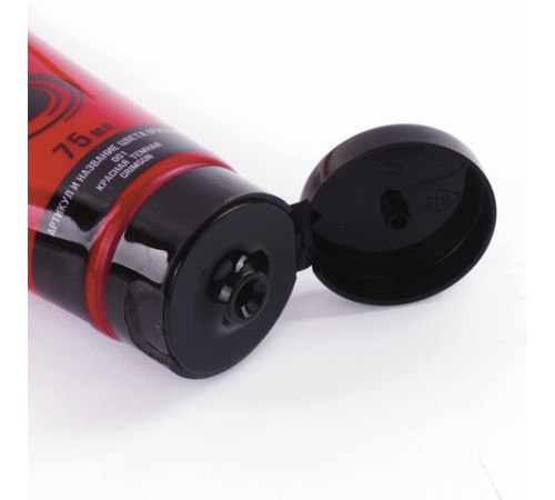 Краска акриловая художественная BRAUBERG ART CLASSIC, туба 75мл, КРАСНАЯ ТЕМНАЯ, 191083