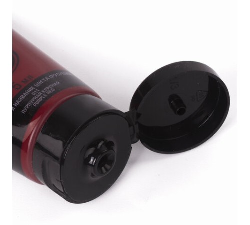 Краска акриловая художественная BRAUBERG ART CLASSIC, туба 75 мл, ПУРПУРНАЯ КРАСНАЯ, 191084