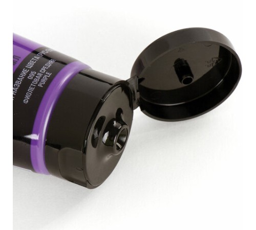 Краска акриловая художественная BRAUBERG ART CLASSIC, туба 75мл, ФИОЛЕТОВАЯ СРЕДНЯЯ, 191088