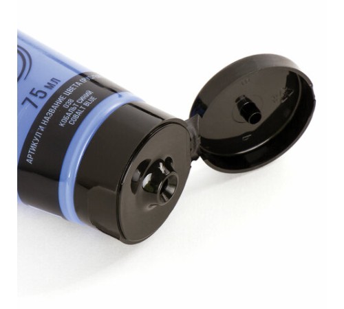 Краска акриловая художественная BRAUBERG ART CLASSIC, туба 75мл, КОБАЛЬТ СИНИЙ, 191094