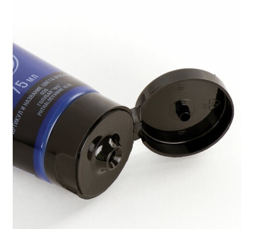 Краска акриловая художественная BRAUBERG ART CLASSIC, туба 75мл, ГОЛУБАЯ 