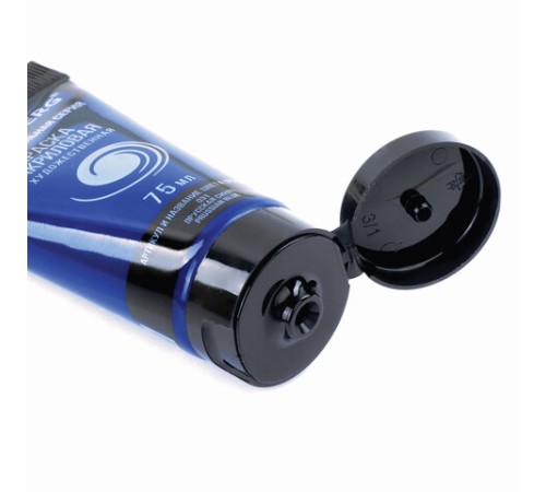 Краска акриловая художественная BRAUBERG ART CLASSIC, туба 75 мл, ПРУССКАЯ СИНЯЯ, 191097