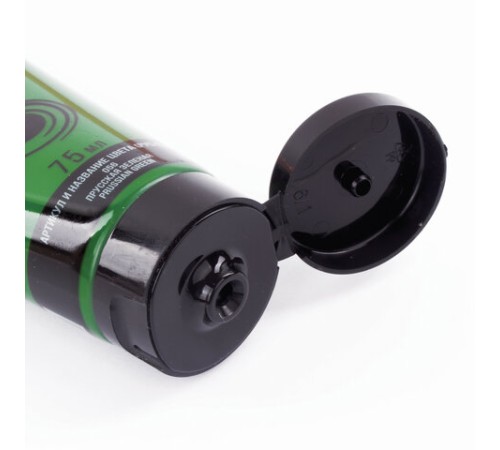 Краска акриловая художественная BRAUBERG ART CLASSIC, туба 75 мл, ПРУССКАЯ ЗЕЛЕНАЯ, 191105