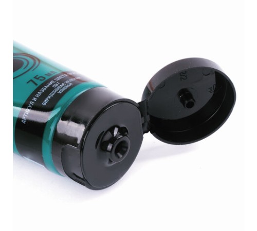 Краска акриловая художественная BRAUBERG ART CLASSIC, туба 75мл, ВИРИДОНОВАЯ ЗЕЛЕНАЯ, 191107