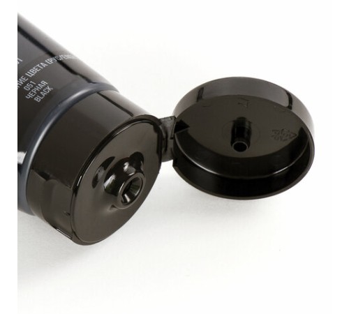 Краска акриловая художественная BRAUBERG ART CLASSIC, туба 75 мл, ЧЕРНАЯ, 191116