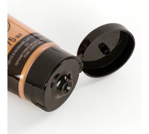 Краска акриловая художественная BRAUBERG ART CLASSIC, туба 75 мл, ПЕРЛАМУТРОВАЯ МЕДНО-ЗОЛОТАЯ, 191120