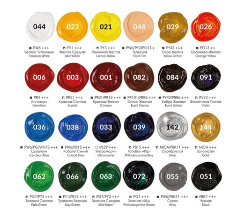 Краски акриловые художественные BRAUBERG ART CLASSIC, НАБОР 24 цвета по 12 мл, в тубах, 191124