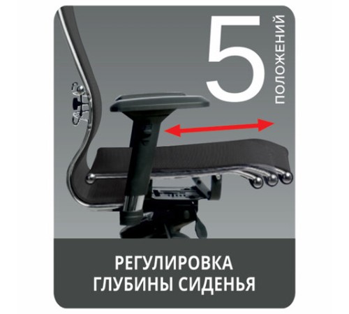 Кресло офисное МЕТТА "SAMURAI" Black Edition, сверхпрочная сетка, регулируемое, черное Кресло офисное МЕТТА "SAMURAI" Black Edition, сверхпрочная сетка, регулируемое, черное