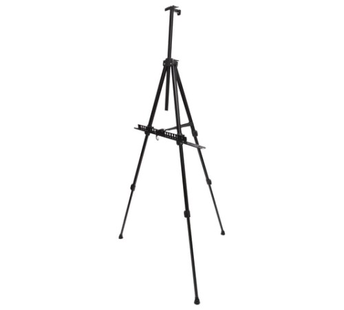 Мольберт алюминиевый BRAUBERG ART CLASSIC, тренога, переносной, с чехлом, разлож. 100х165х70, 191280