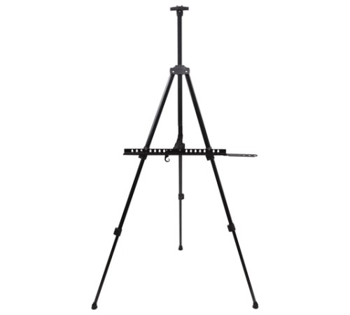 Мольберт алюминиевый BRAUBERG ART CLASSIC, тренога, переносной, с чехлом, разлож. 100х165х70, 191280