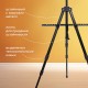 Мольберт алюминиевый BRAUBERG ART CLASSIC, УСИЛЕННЫЙ, тренога, переносной, разлож. 98x180x91, 191281