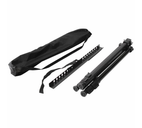 Мольберт алюминиевый BRAUBERG ART CLASSIC, УСИЛЕННЫЙ, тренога, переносной, разлож. 98x180x91, 191281