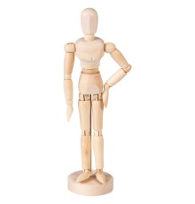 Манекен человека художественный BRAUBERG ART CLASSIC, мужской, дерево, высота 20 см., 191287