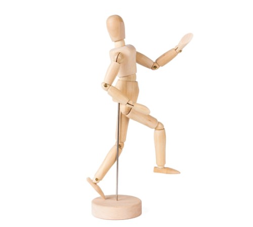 Манекен человека художественный BRAUBERG ART CLASSIC, женский, дерево, высота 20 см., 191288