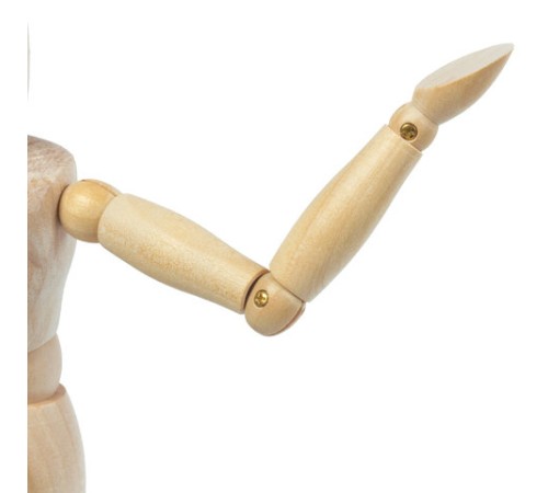 Манекен человека художественный BRAUBERG ART CLASSIC, женский, дерево, высота 30 см., 191290