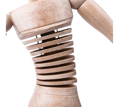 Манекен художественный ГИБКИЙ, BRAUBERG ART CLASSIC, дерево, высота 30 см, 191293