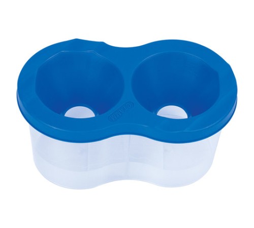 Стакан-непроливайка ПИФАГОР, двойной, ассорти, 191312