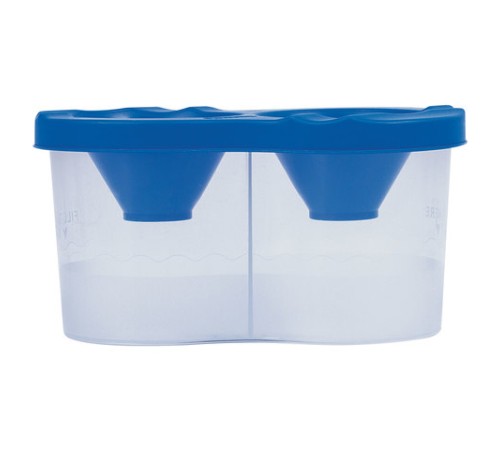 Стакан-непроливайка ПИФАГОР, двойной, ассорти, 191312