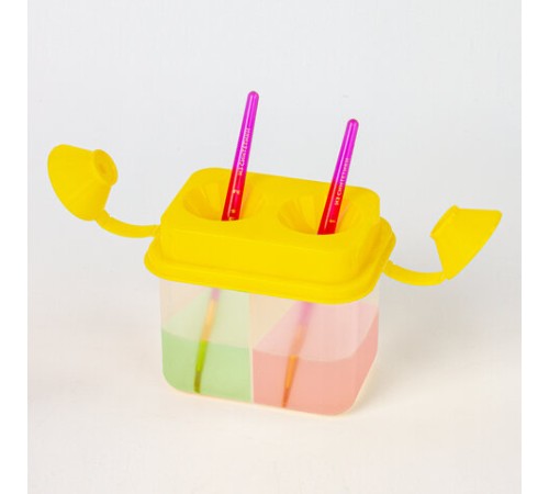 Стакан-непроливайка ЮНЛАНДИЯ, двойной, с крышками, 191314