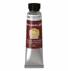 Краска масляная художественная BRAUBERG ART PREMIERE 170 мл, проф. серия, БЕЛИЛА ТИТАНОВЫЕ, 191394