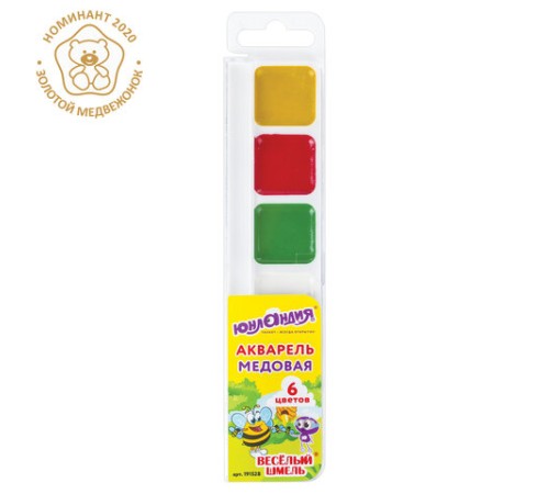 Краски акварельные ЮНЛАНДИЯ 