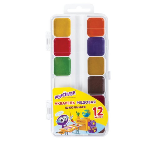 Краски акварельные ЮНЛАНДИЯ 