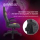 Кресло компьютерное BRABIX "Skill GM-005", откидные подлокотники, экокожа, черное/желтое, 532494