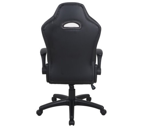 Кресло компьютерное BRABIX "Skill GM-005", откидные подлокотники, экокожа, черное/желтое, 532494 Кресло компьютерное BRABIX "Skill GM-005", откидные подлокотники, экокожа, черное/желтое, 532494