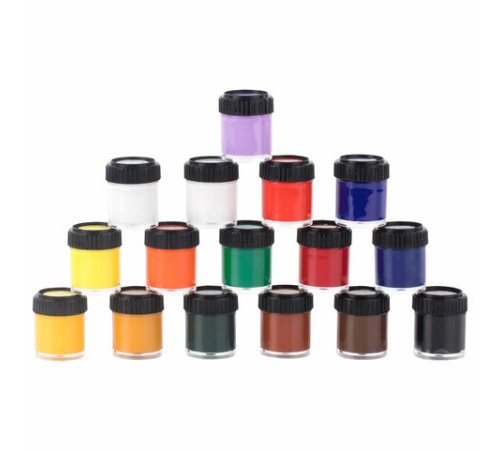 Гуашь художественная BRAUBERG ART CLASSIC, НАБОР 16 цветов в баночках по 22 мл, 191584