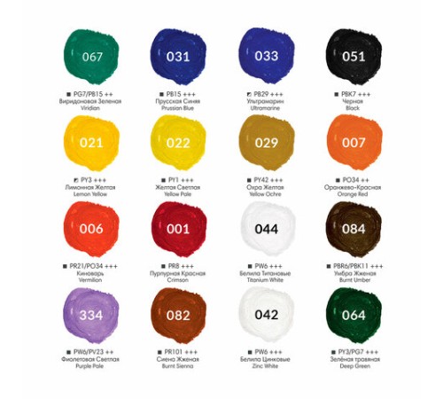 Гуашь художественная BRAUBERG ART CLASSIC, НАБОР 16 цветов в баночках по 22 мл, 191584